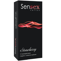 Презервативы "Sensex" Strawberry с запахом клубники фото