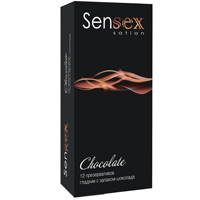 Презервативы "Sensex" Chocolate с запахом шоколада фото