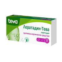 Лоратадин-Тева таблетки 10мг фото