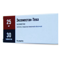 Эксеместан-Тева таблетки 25мг фото
