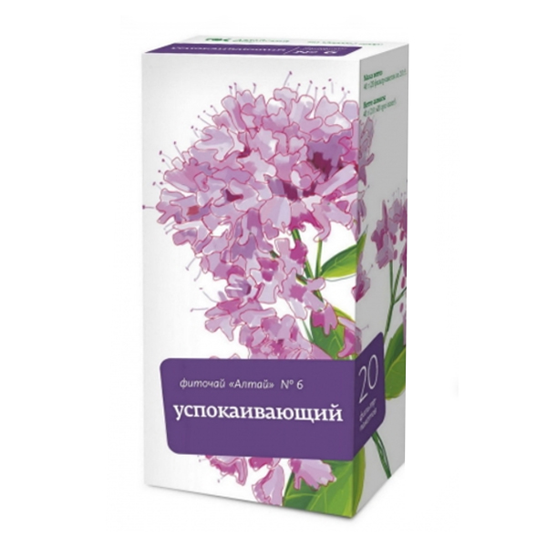 Алтай №6 "Успокаивающий" чай фильтр-пакет 2г фото
