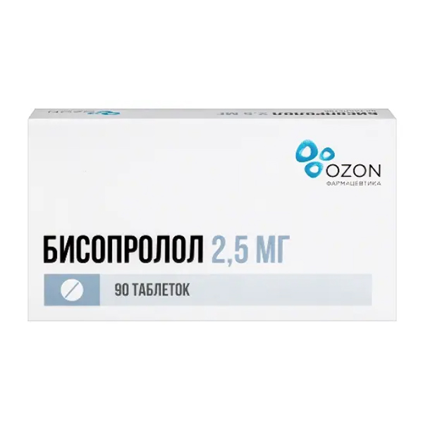 Бисопролол таблетки 2,5мг фото