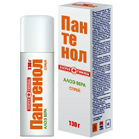 Скорая помощь "Пантенол" спрей с алоэ вера 130г фото