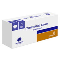 Глимепирид Канон таблетки 3мг фото