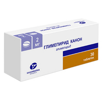 Глимепирид Канон таблетки 2мг фото