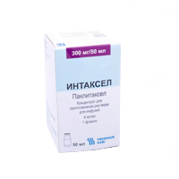 Интаксел концентрат для приготовления инъекционного раствора 6мг/мл 50мл фото