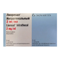 Лиорезал Интратекальный раствор для инъекций 2мг/мл 5мл фото