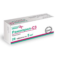 Рамиприл-СЗ таблетки 5мг фото
