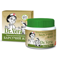 Бальзам "Доктор Вера" "Барсучий жир" разогревающий 45г фото