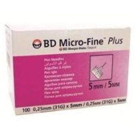 Иглы BD Micro-Fine Plus для шприц-ручки 31G (0,25х5мм) фото