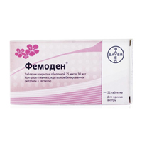 Фемоден таблетки 75мкг+30мкг фото