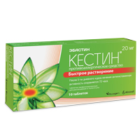 Кестин таблетки лиофилизированные 20мг фото