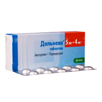 Дальнева таблетки 5мг+4мг фото