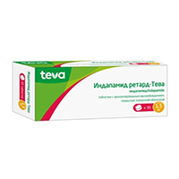 Индапамид ретард-Тева таблетки 1,5мг фото