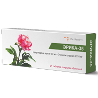 Эрика-35 таблетки 2мг+0,035мг фото
