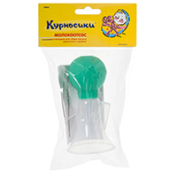 Молокоотсос ручной "Курносики" с контейнером для сбора молока (19203) фото