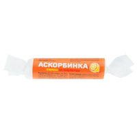Аскорбинка с сахаром и фруктовым вкусом таблетки со вкусом лимона 2,9г фото