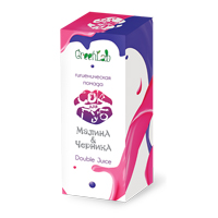 Помада гигиеническая "Сок для губ" "Double Juice" черника-малина 3,5г фото