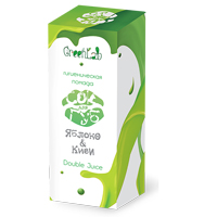 Помада гигиеническая "Сок для губ" "Double Juice" яблоко-киви 3,5г фото