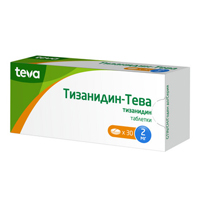 Тизанидин-Тева таблетки 2мг фото