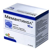 Мемантинол таблетки 10мг фото
