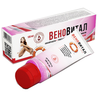 Крем-бальзам "Спасательный круг" (140) ВеноВитал (конский каштан+гинкго-билоба+трорксерутин+гамамелис) 100мл фото