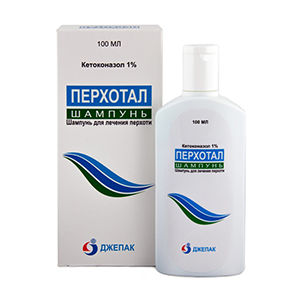 Перхотал шампунь 1% 100мл фото