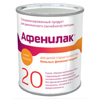 Афенилак 20 сухой продукт для диетического (лечебного) питания детей 400г фото