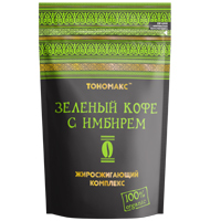 Тономакс Зеленый кофе с имбирем 100г фото