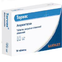 Торвас таблетки 80мг фото