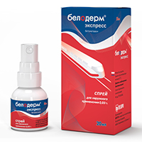 Белодерм Экспресс спрей 0,05% 20мл фото