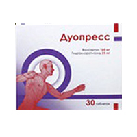 Дуопресс таблетки 160мг+12,5мг фото