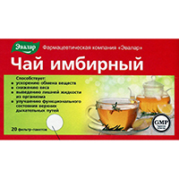 Чай имбирный фильтр-пакет 2г фото