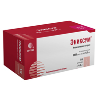 Эниксум раствор для инъекций 3000 анти-Ха МЕ/0,3мл (шприц) фото