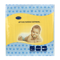 Пеленки детские "Hartmann" 60х90см фото