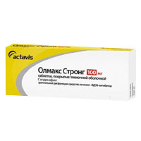 Олмакс Стронг таблетки 100мг фото