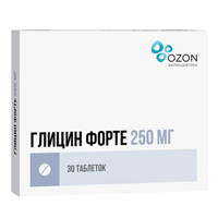 Глицин форте таблетки 250мг фото