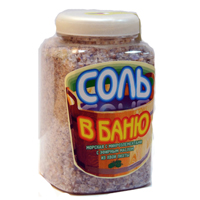 Соль морская "Соль в баню" Пихта с микроэлементами с эфирным маслом из хвои пихты 850г фото