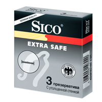 Презервативы "Sico" Extra Safe (с утолщенной стенкой, повышенной прочности) фото
