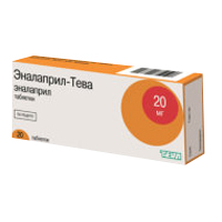 Эналаприл-Тева таблетки 20мг фото
