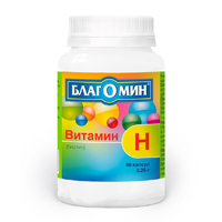 Благомин "Витамин Н (биотин)" капсулы 0,25г фото