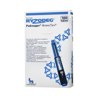 Райзодег ФлексТач раствор для инъекций 100ЕД/мл 3мл фото