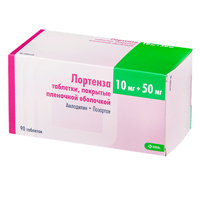Лортенза таблетки 10мг+50мг фото