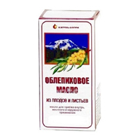 Облепиховое масло из плодов и листьев масло 100мл фото