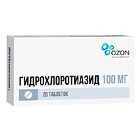 Гидрохлоротиазид таблетки 100мг фото
