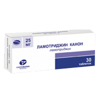 Ламотриджин Канон таблетки 25мг фото