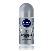 Дезодорант-антиперспирант "Nivea Men" "Серебреная защита" шариковый 50мл фото