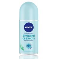 Дезодорант-антиперспирант "Nivea" "Энергия свежести" для тела шариковый 50мл фото