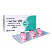 Сумаклид 1000 таблетки 1000мг фото
