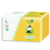 Пеленки "GreenLab Little" впитывающие детские с рисунком 60х90см фото